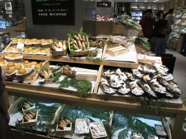 Food sold in one of the Depachika, or basement food halls.